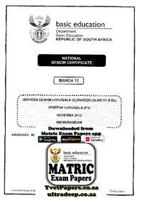 NSC 2012 IsiXhosa FAL P1 Nov 2012 Memo.pdf